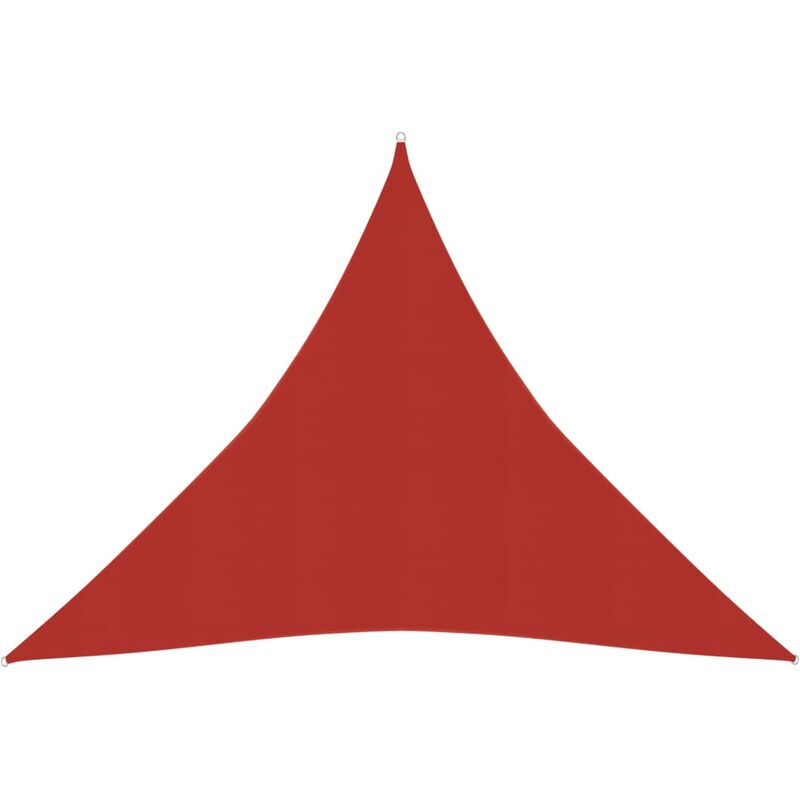 Inlife - Voile d'ombrage 160 g/m² Rouge 4x4x4 m pehd - Rouge
