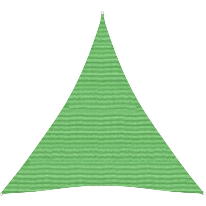 Voile d'ombrage 160 g/m² Vert clair 3x4x4 m PEHD