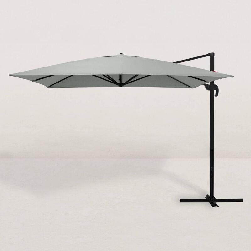 Parasol déporté carré Juan 300x400 cm
