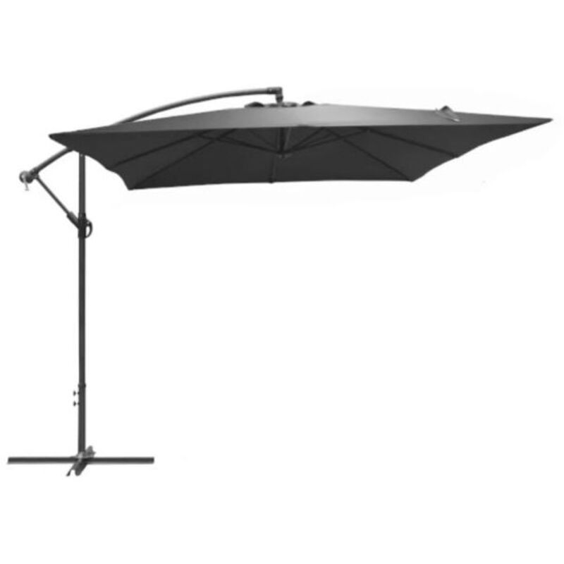 Parasol deporte eco 3x3 m toile taupe