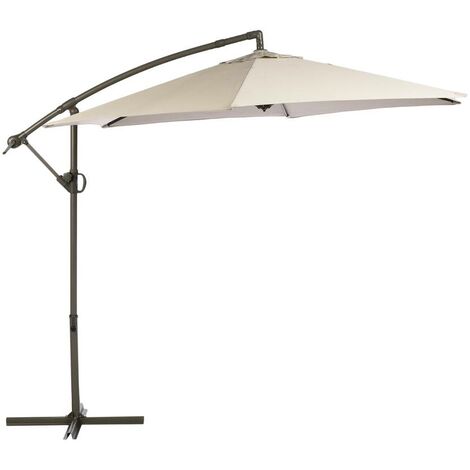 Parasol déporté Janeiro taupe - Hespéride - Taupe