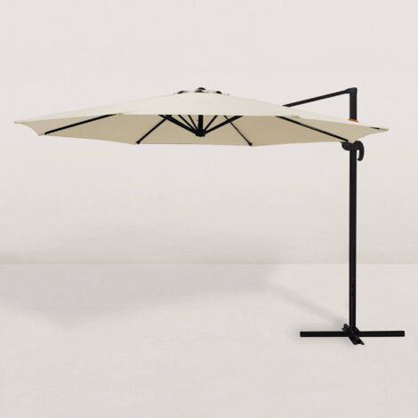 Parasol déporté rond Juan Ø300 cm