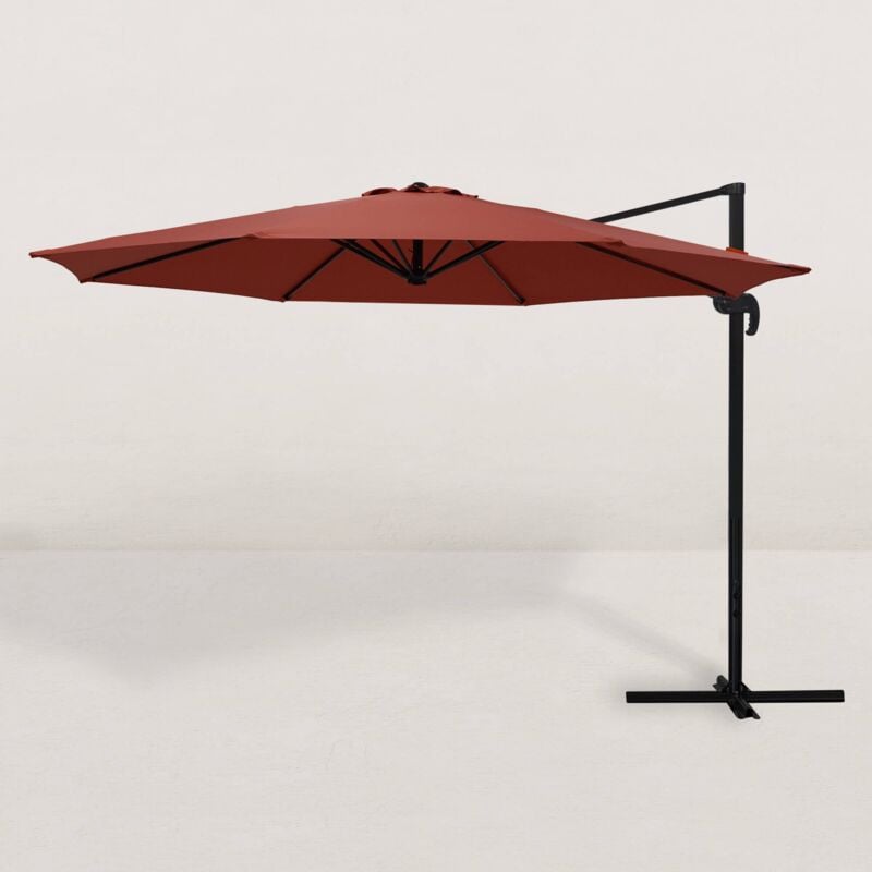 Parasol déporté rond Juan Ø300 cm