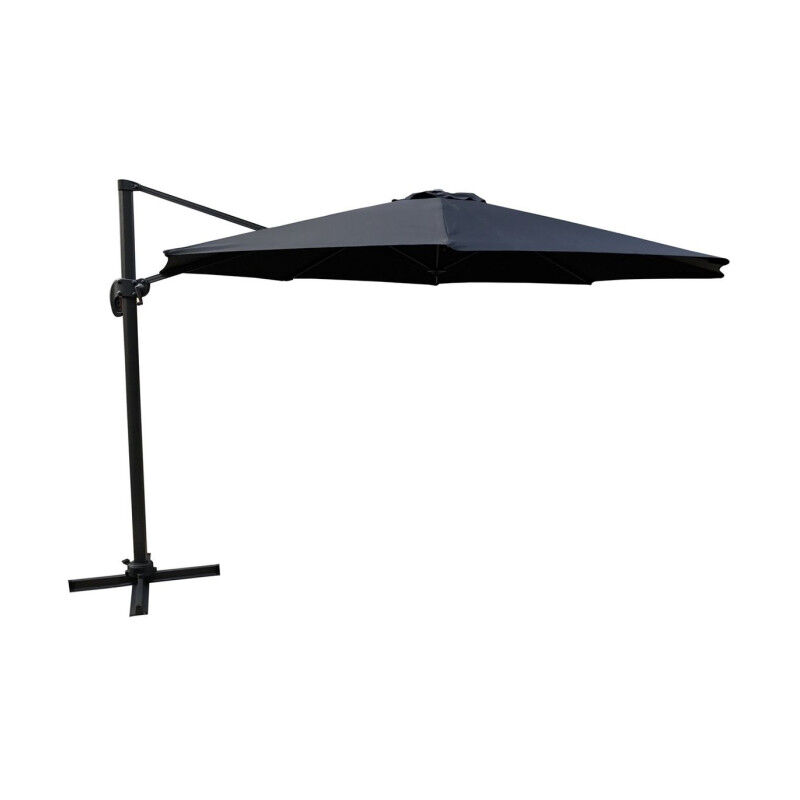 Parasol Déporté Rotatif "Leeds" 345cm Noir