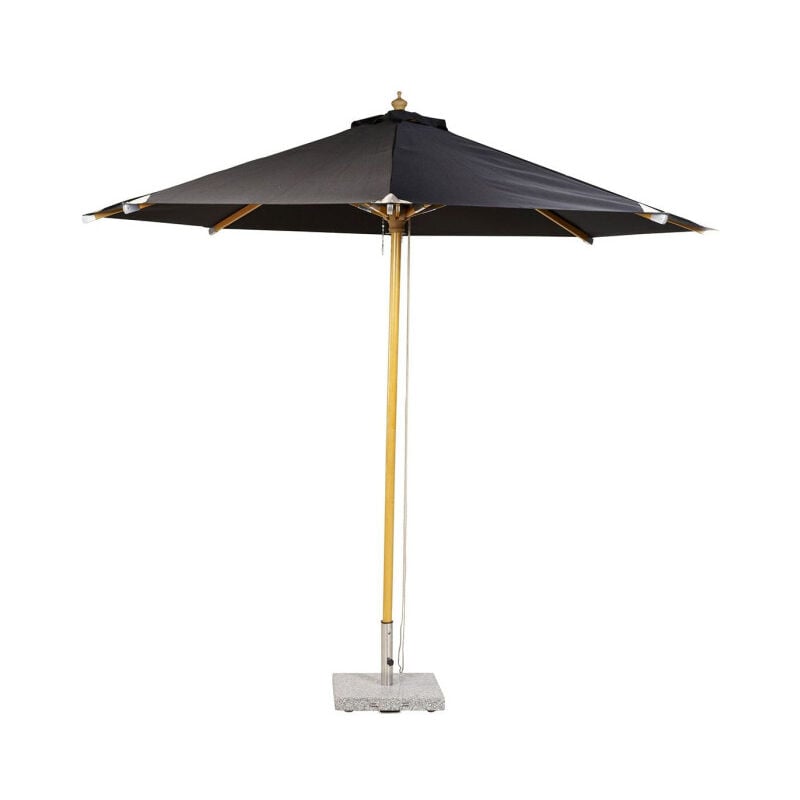 Parasol Design en Bois 'Naxos' 300cm Noir