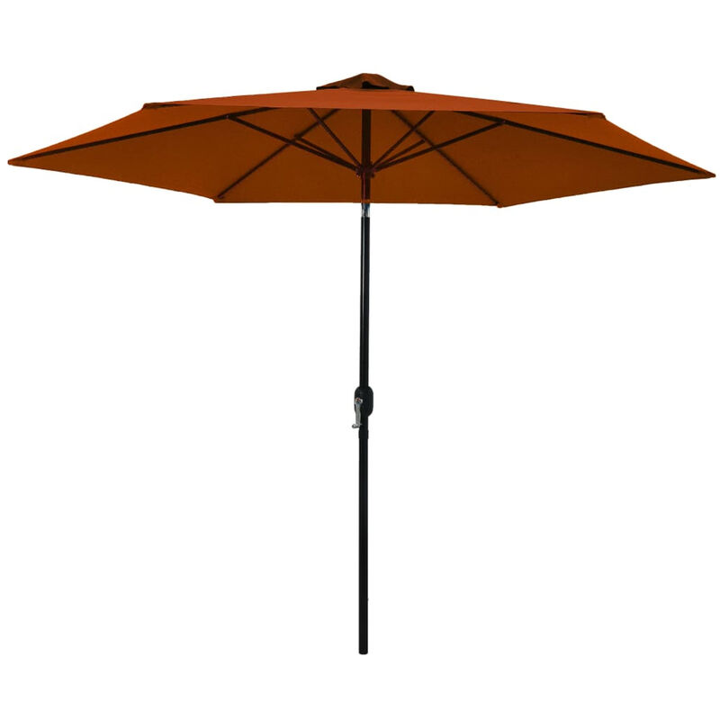 Asupermall - Parasol d'exterieur avec mat metallique Terre cuite 300 cm