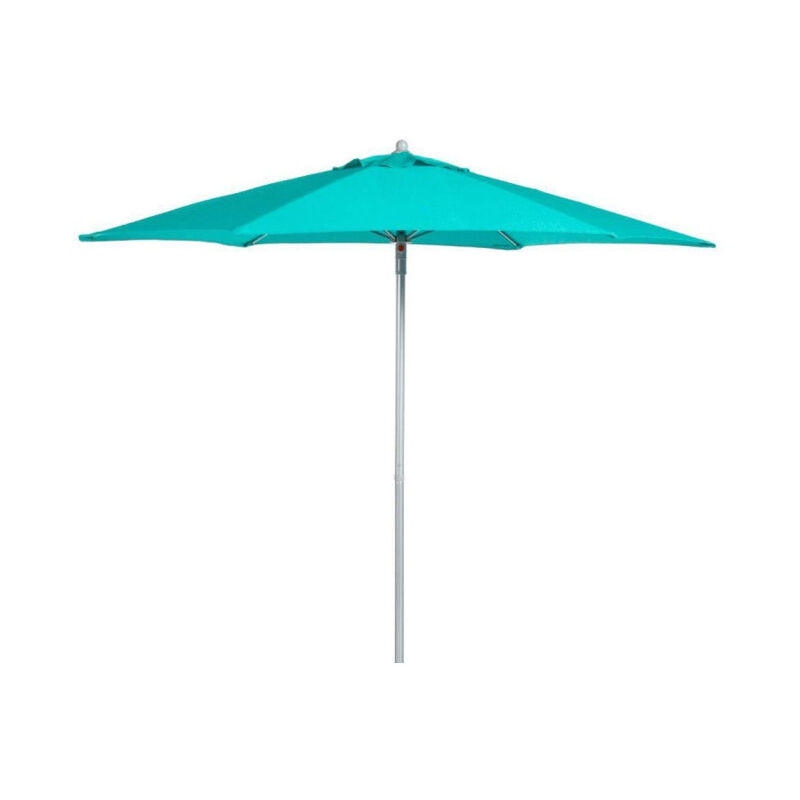 Parasol droit "Anzio" - Bleu émeraude - 2,3 m - Livraison gratuite