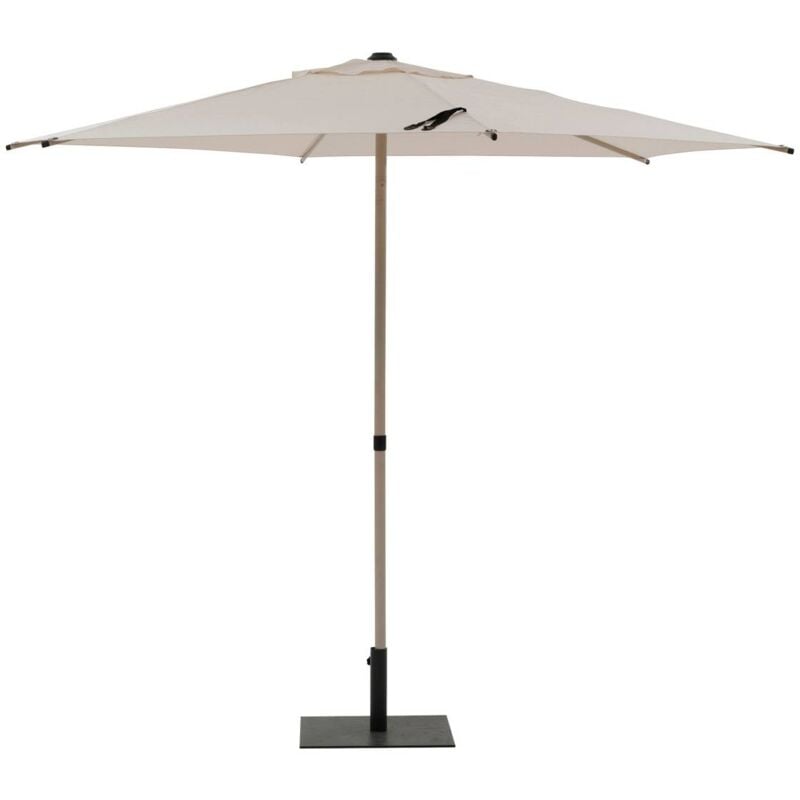 Parasol droit rond 2,7m Soya blé/argile Hespéride