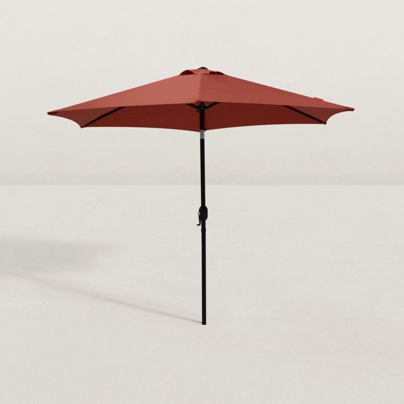 Parasol droit rond inclinable Juanito Ø270 cm
