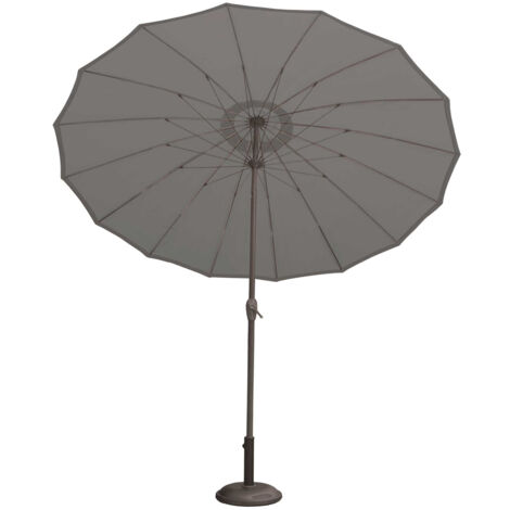Parasol  -  - Effet parapluie composé de 16 baleines Gris anthracite Diamètre : 2.70 m