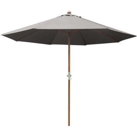 Parasol en bois 300 cm avec manivelle Holly