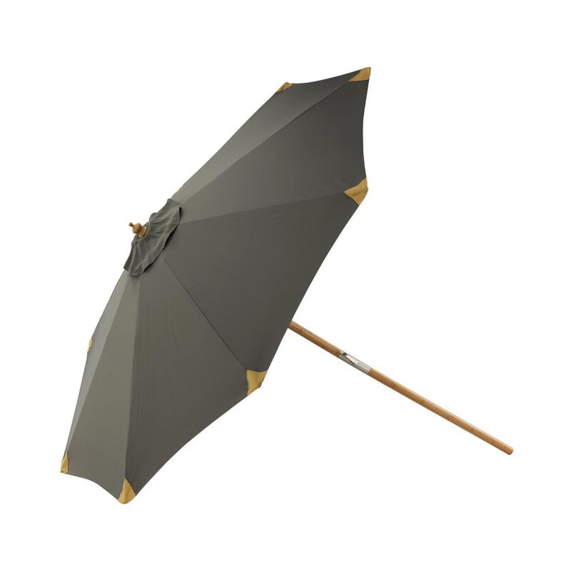 Parasol en Bois 'Cerox' 270cm Gris