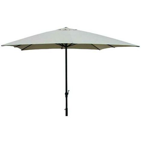 Parasol en métal et polyester beige 200x300 Vette 00909