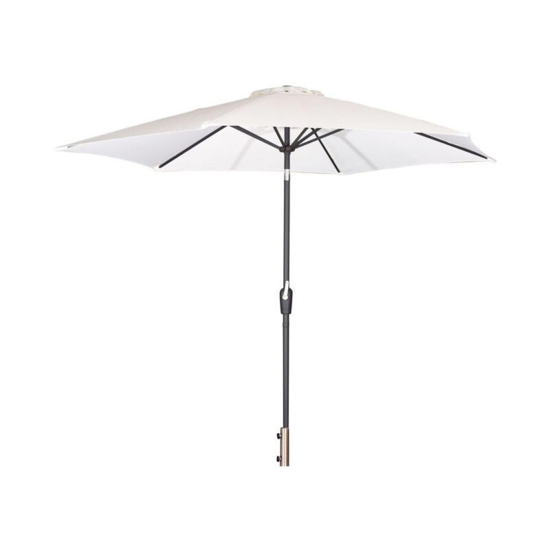 Parasol en Métal 'Leeds' 300cm Blanc