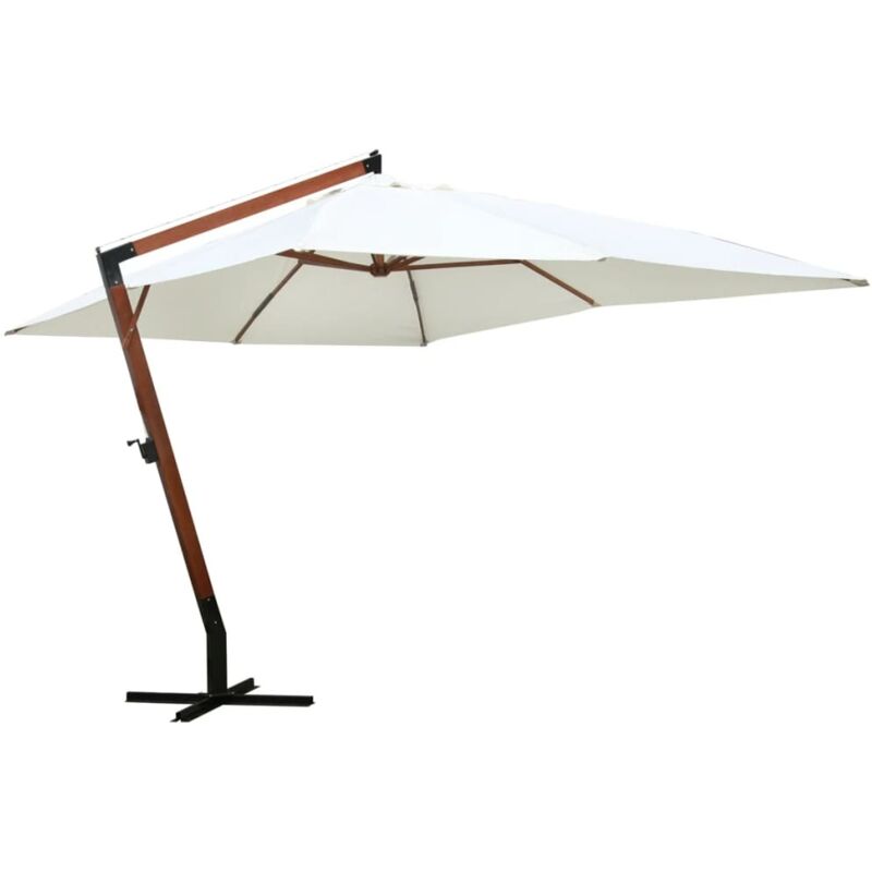 Parasol 300 x 400 cm Blanc