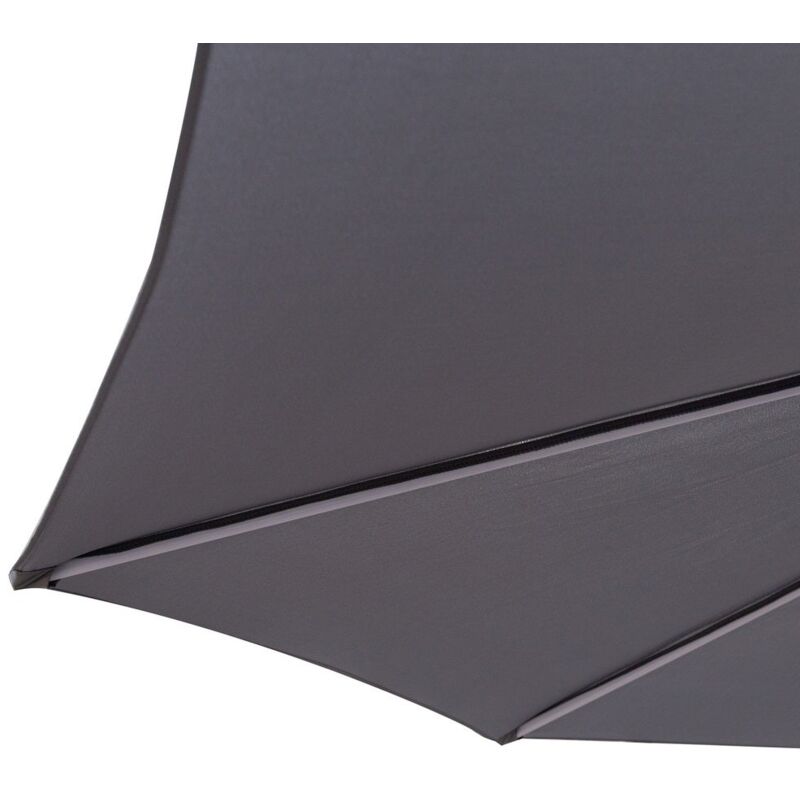 

Lolahome - Parasol jardín Thais excéntrico gris de aluminio de Ø 300 cm