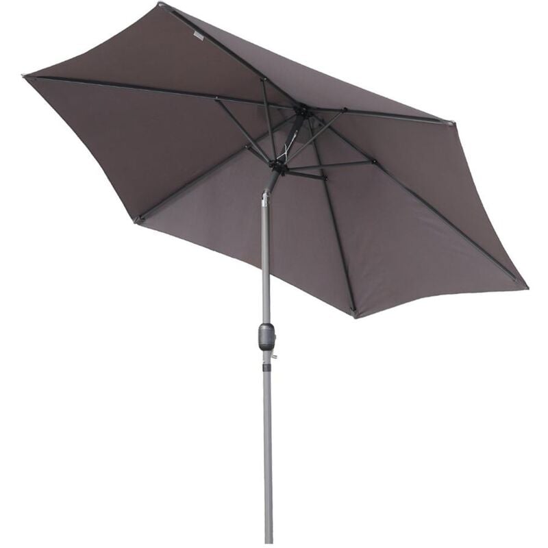 

Parasol Inclinable 2x2,7 Acero inoxidable, aluminio y poliéster, Gris