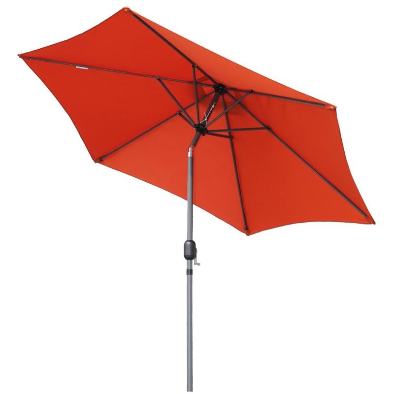 

Parasol Inclinable 3x2 Acero inoxidable, aluminio y poliéster, Terracota
