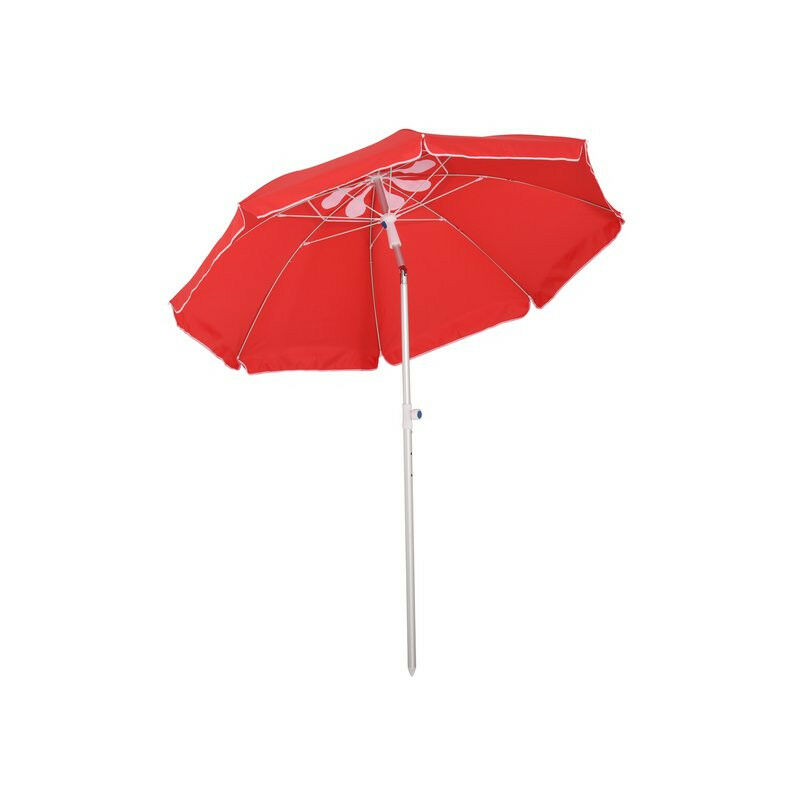 MH - Parasol inclinable octogonal red slice rouge