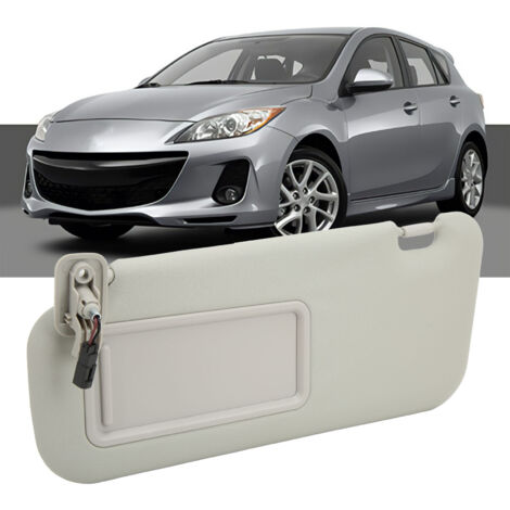 Parasol izquierdo del lado del conductor para Mazda 3 Hatchback 2010-2013  ABS  Face BBM2 69 320C 75