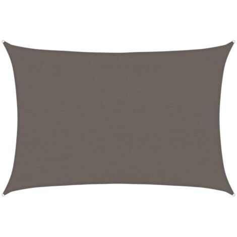 Parasol Jardin Luxueux en PEHD rectangulaire 4 x 6 m Anthracite -38461