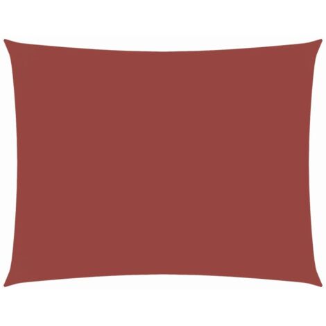 Parasol Jardin Luxueux en tissu Oxford rectangulaire terracotta 4x6 m -30573
