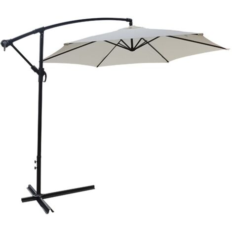 PARASOL LATERAL ALUMINIO BEIGE - 3 M