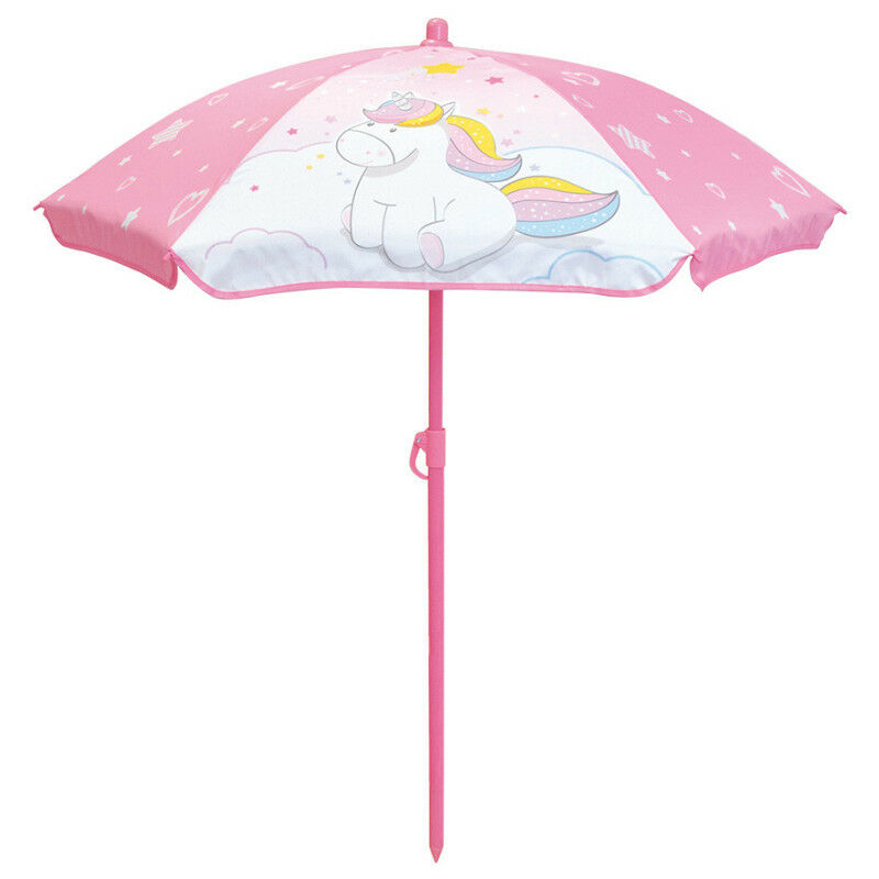Parasol Licorne - 125 cm - Rose