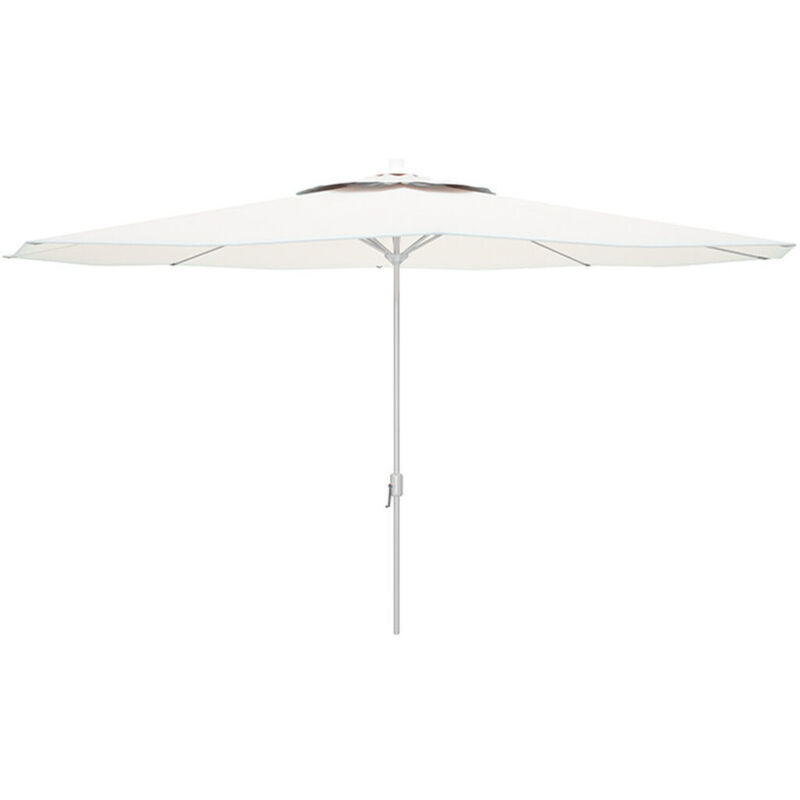 Marbueno Parasol Acier 8 Baleines D270 cm Polyester Blanc Jardin, Piscine et Terrasse 10187'
