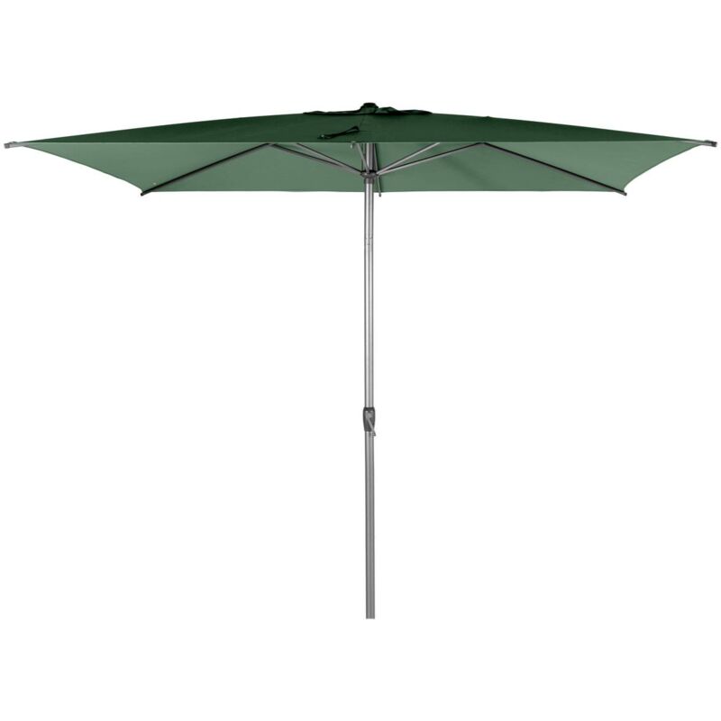 Parasol mat central 2x3 m Loompa olive Hespéride - Olive
