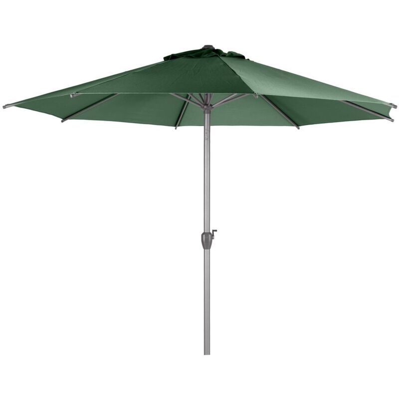 Hesperide - Parasol droit rond Loompa vert olive 3m en aluminium - Hespéride - Vert olive