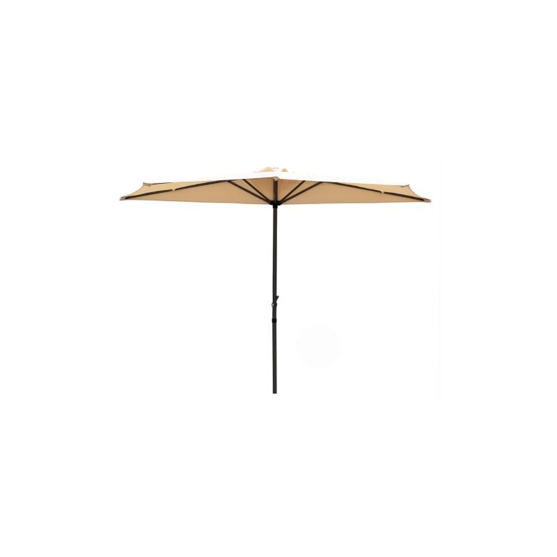 I Giardini Del Re - Parasol mural avec mat en aluminium et plateau en polyester 270 cm pour jardin exte'rieur