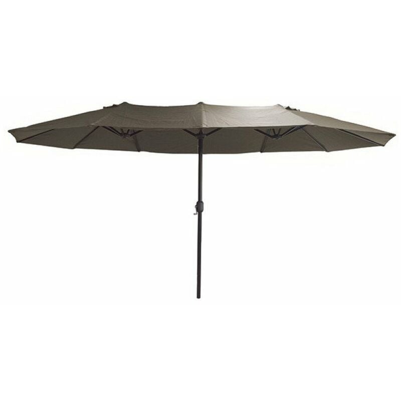 Parasol ovale 4.5 x 2.7m - Toile Taupe
