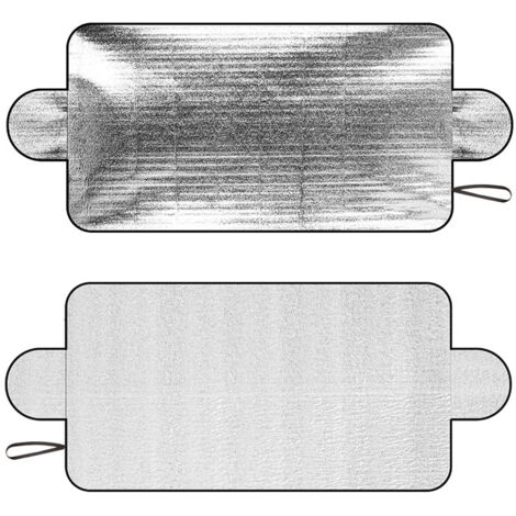 Parasol para coche de 200 x 70 cm, antinieve y antihielo para parabrisas delantero.