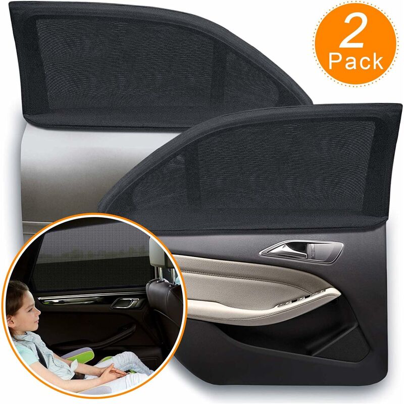 

Parasol para coche de bebé Parasol para coche con protección UV certificada, parasol universal para coche, para bebés, niños, mascotas, protección UV