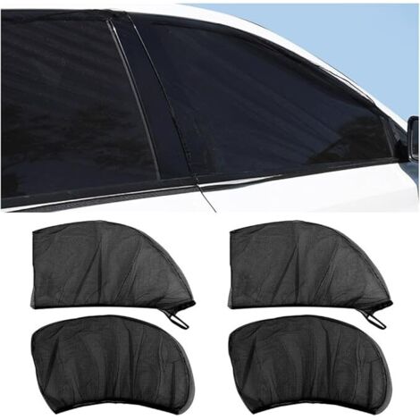 Parasol para coche, parasol para ventanilla lateral infantil, parasol universal para la mayoría de vehículos (delantero + trasero).