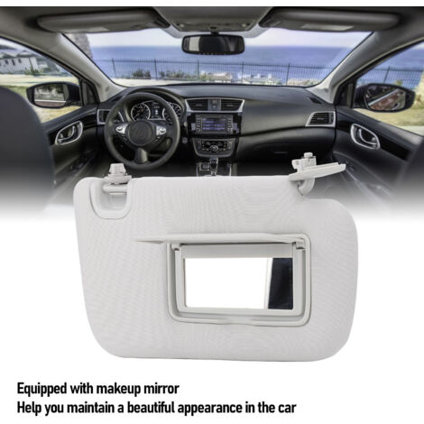 Parasol para pasajero con espejo 96400 3SG8A para Nissan Sentra (2013-2019) Gris