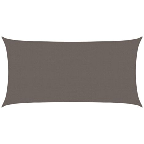 Parasol - Parasol de Jardin Voile d'ombrage en PEHD rectangulaire 2x4 m Anthracite BV829954 - BonneVie
