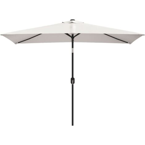 Parasol - Parasol déporté Parasol de Jardin 200 x 300 cm Blanc sable Rectangulaire BV425532 - BonneVie