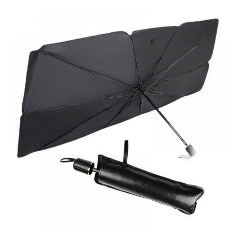 Parasol plegable para parabrisas de coche, protección interior plegable para parabrisas, paraguas de protección solar para coche con material reflectante (14079)