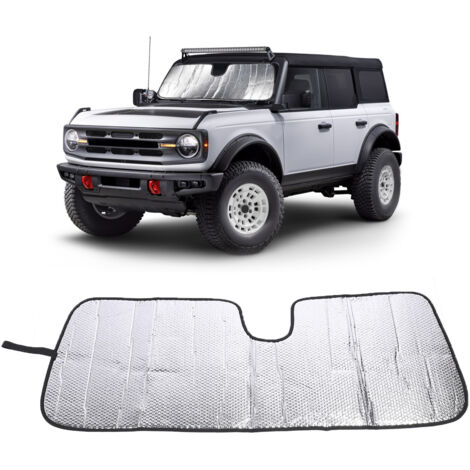 Parasol plegable para parabrisas de vehículos de 2/4 puertas (modelos 2021-2024), con aislamiento térmico y protección UV (excepto la versión Sport).