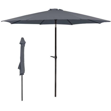 Parasol pliable de 300 cm de diamètre, idéal pour l’extérieur : balcon, jardin et plage. Protection solaire compacte et pratique pour tous vos espaces.