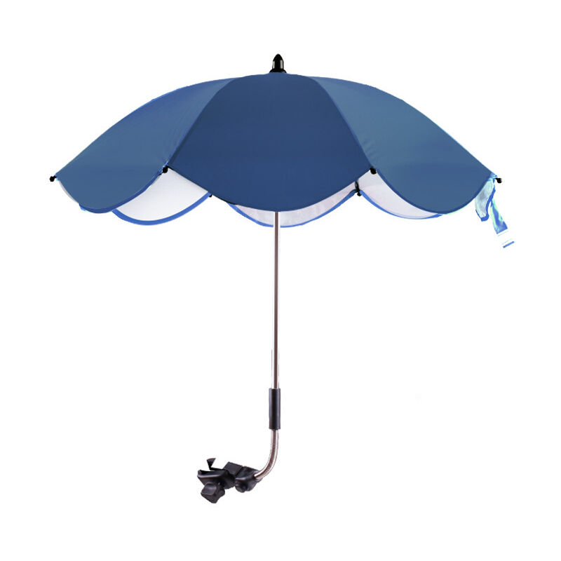 Parasol Réglable Détachable Parapluie Parapluie Pliant Portable (bleu)