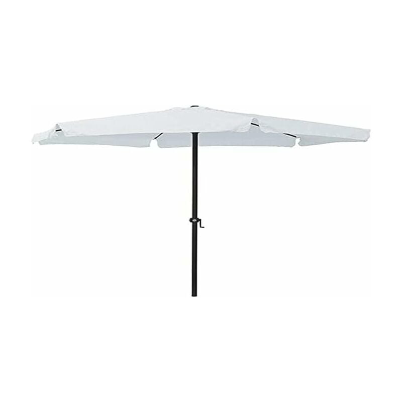 Parasol ø 3 m x 2,4 h mt blanc