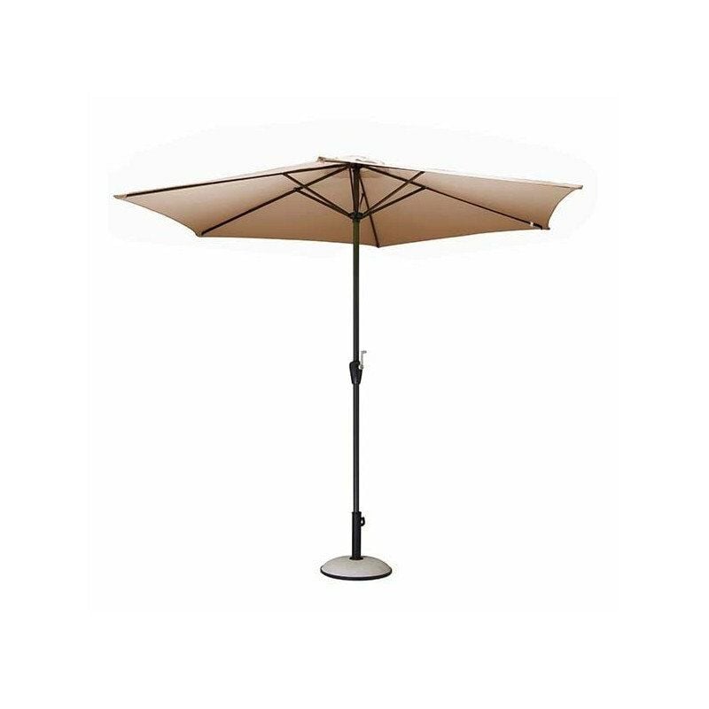 Parasol rond 3m taupe ref.y148