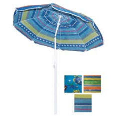 Parasol rond en TNT à motifs 160 cm - coloris assortis