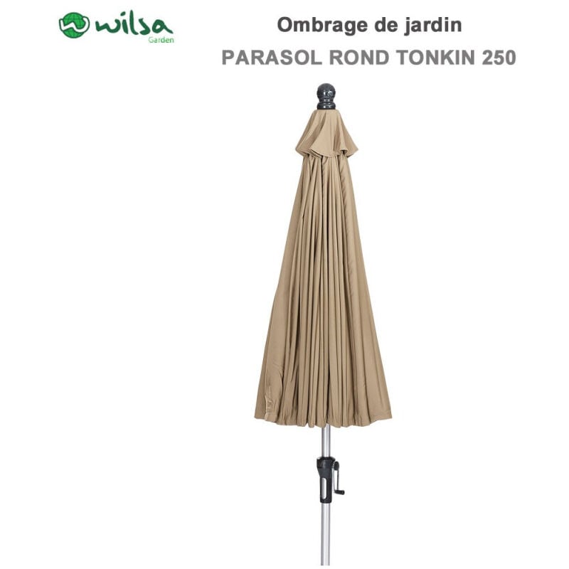 Wilsa Garden - Parasol rond Tonkin 250 cm