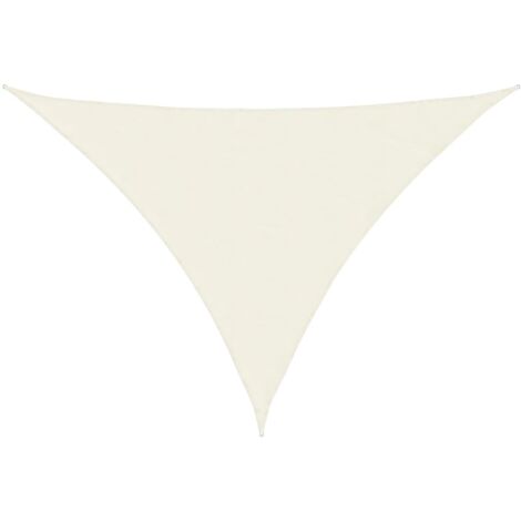 Parasol sail Oxford fabric triangular 3x4x4 m Cream