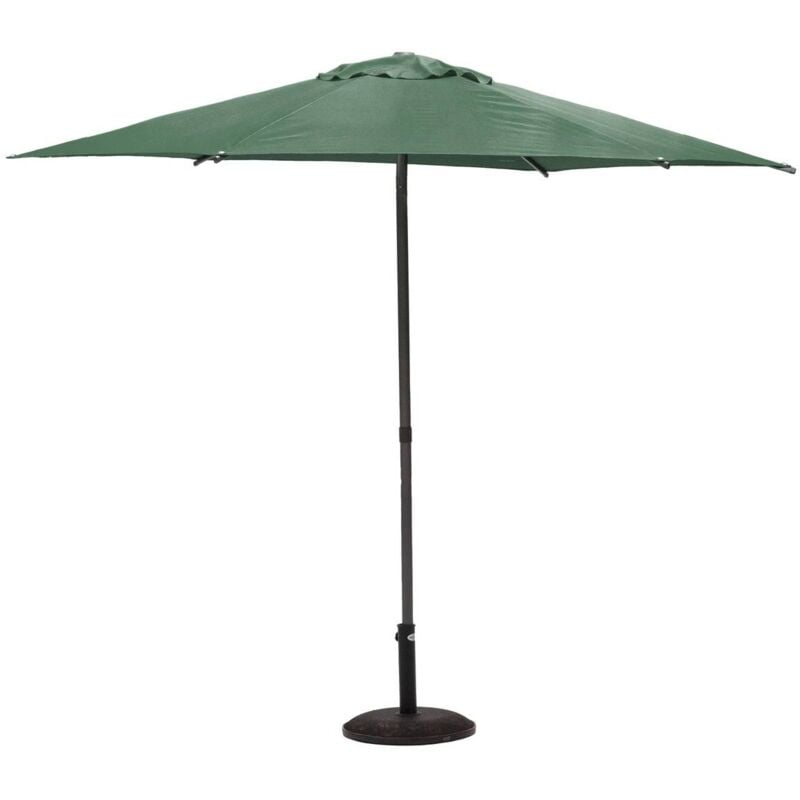 Hesperide - Parasol droit rond Soya vert olive D2,7m en acier - Hespéride - Vert olive