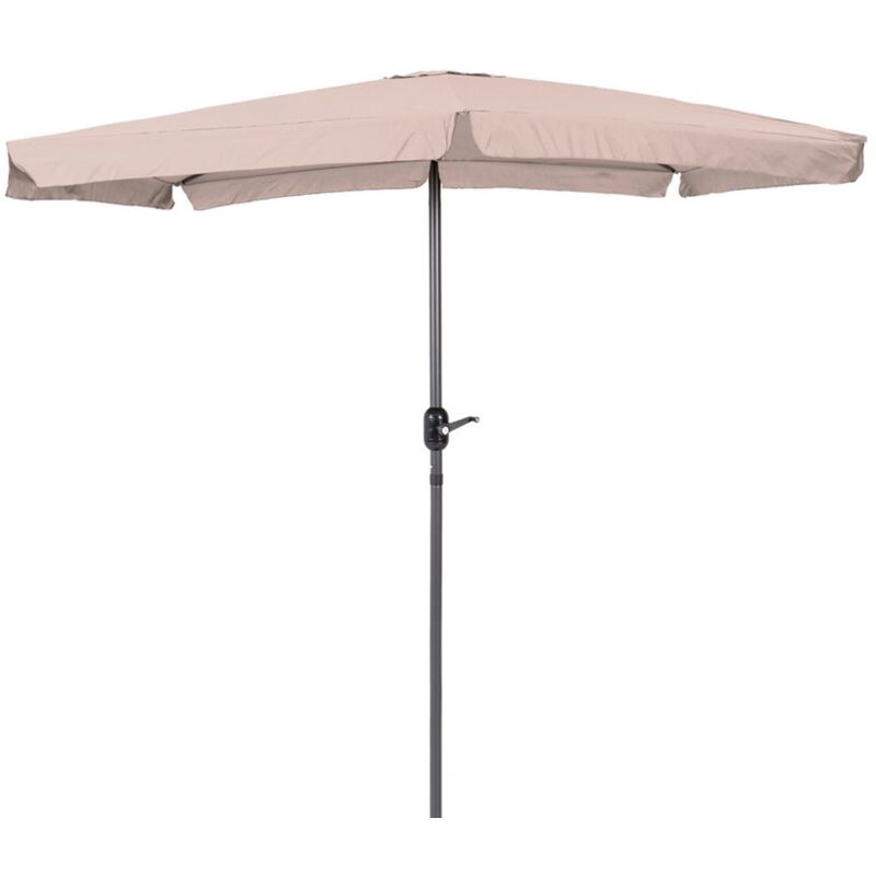 

Lolahome - Parasol jardín Stella con ventilación topo de aluminio de 200x300 cm